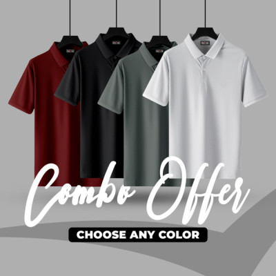 Daarkak special Solid Polo - Bundle of four - Any color