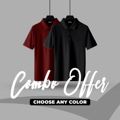 Daarkak special Solid Polo - Bundle of two - Any color