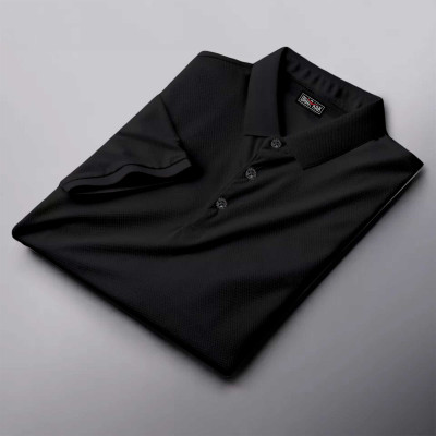 Daarkak special Solid Polo - Black
