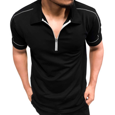 Daarkak special Zipper Polo - Black