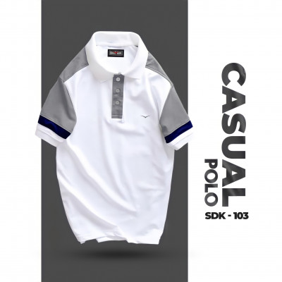 Casual Polo - White