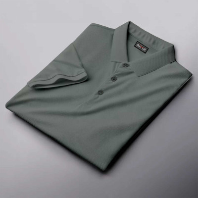 Daarkak special Solid Polo - Silver green