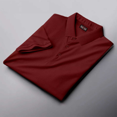 Daarkak special Solid Polo - Maroon
